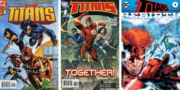 Some 'Titans' covers over the years.