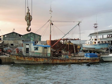 Cuba fishing boat trawler harbor Caribbean
