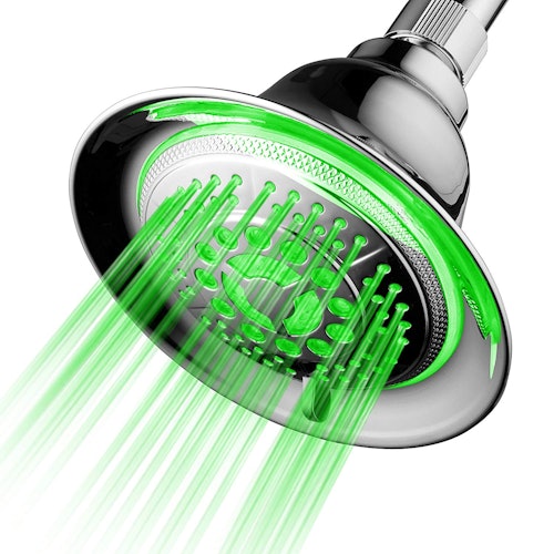 DreamSpa All-Chrome Color-Changing Showerhead