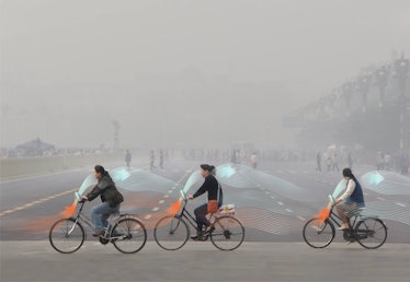 The Smog Free Bicycle concept