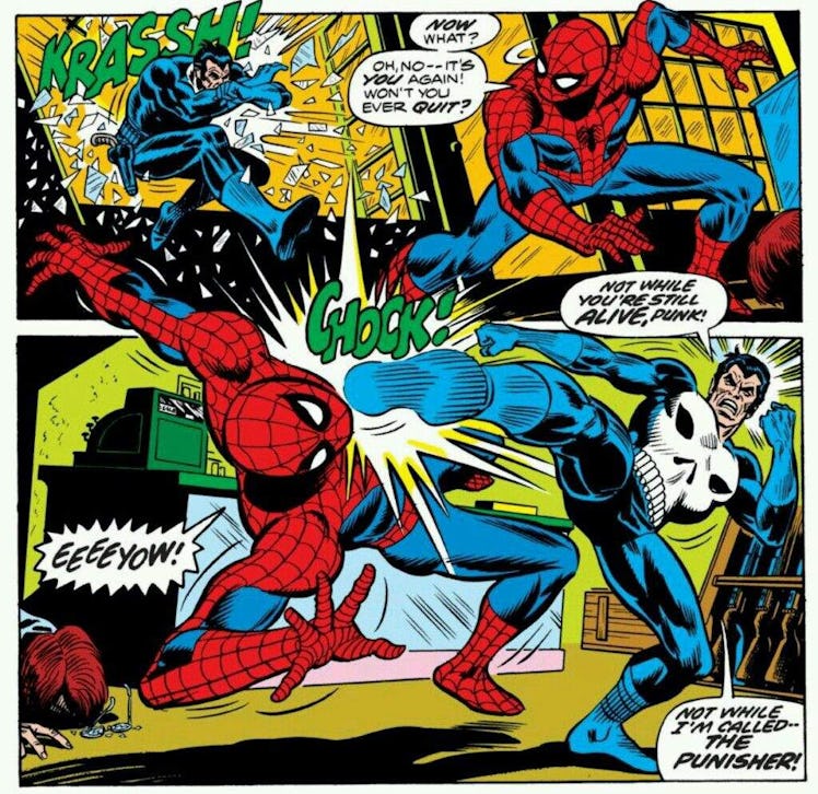 The Punisher Spider-MAn