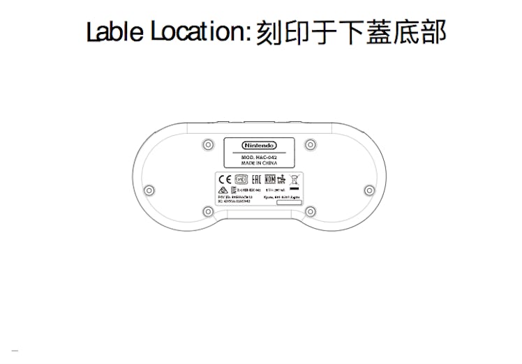 SNES Nintendo Switch Controller