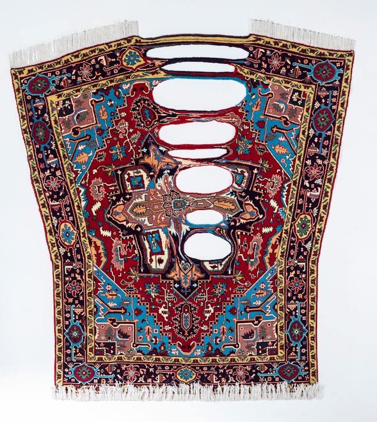 Faig Ahmed's "Epiphany" carpet with holes