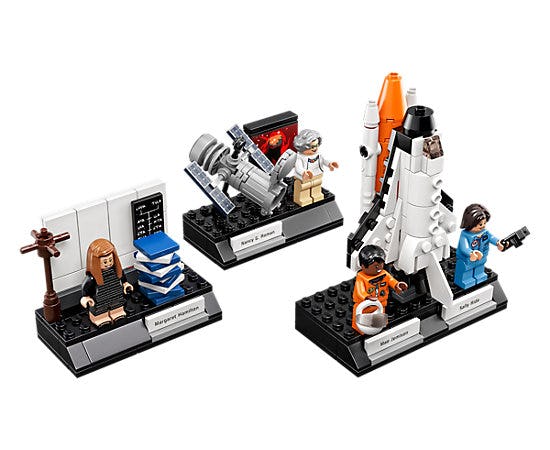 women in space lego