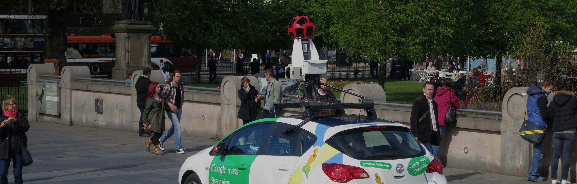 street view cars can see hidden signs
