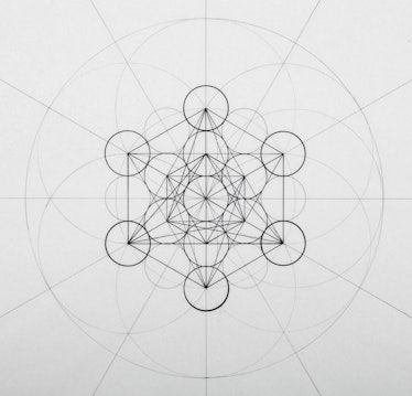 Metatron's cube illustration