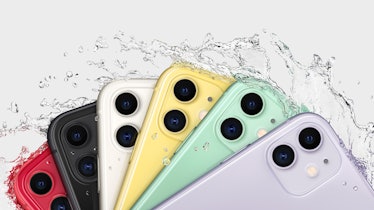 The new iPhone 11 offers waterproofing.