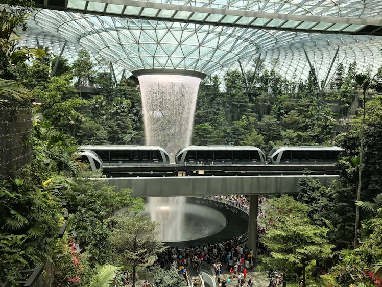 Mass transit in Singapore.