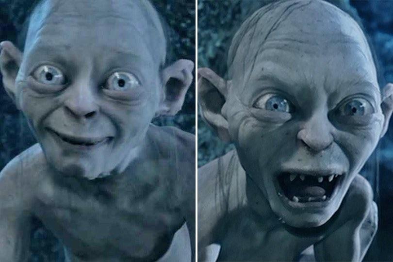 lord of the rings gollum movie prop