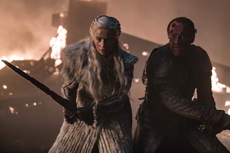 Emilia Clarke and Iain Glen on HBO's 'Game of Thrones' Season 8