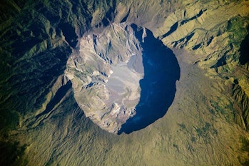 Mount Tambora’s crater