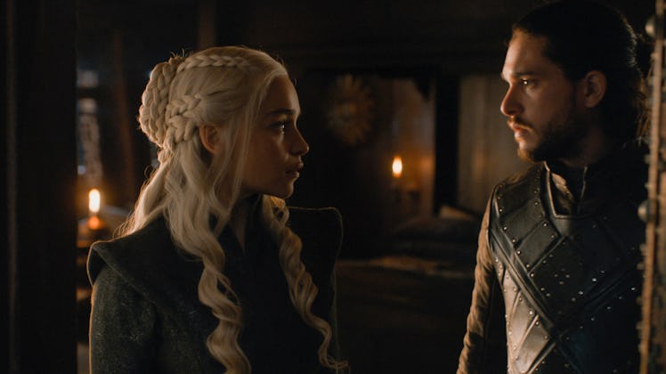 Emilia Clarke and Kit Harington in the 'Game of Thrones' Season 7 finale