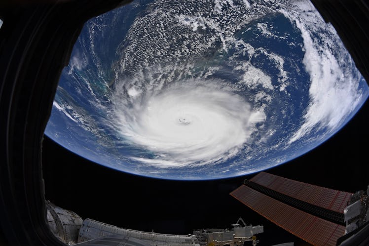 A view of Hurricane Dorian captured by astronaut Christina Koch from on board the ISS.
