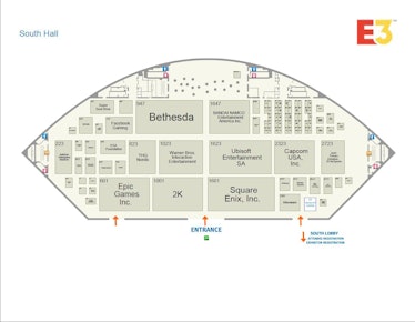 E3 2019 floor plan