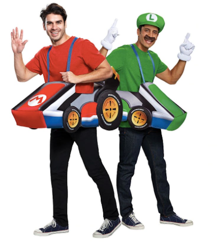 Adult Mario Kart & Luigi Kart Ride-On Couples Costumes