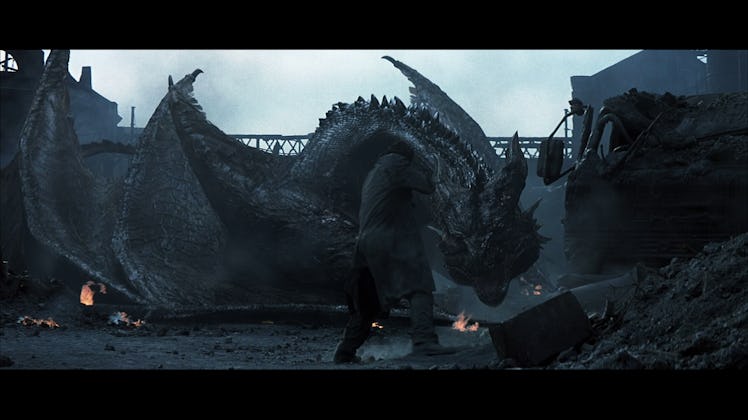 Man and dragon in Reign of Fire