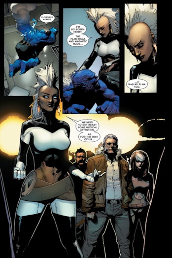 page from Inhumans vs X-Men #1