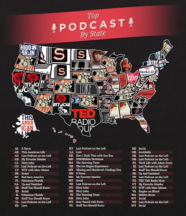 Top podcasts by state