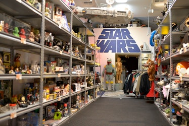 Star Wars part of a shop
