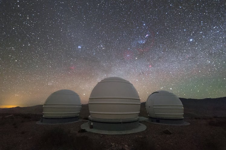 The ExTrA telescopes are sited at ESO’s La Silla Observatory in Chile. They will be used to search f...