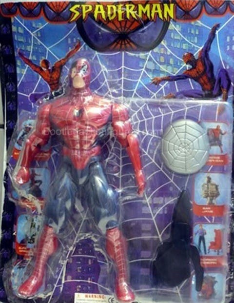 bootleg superhero toys