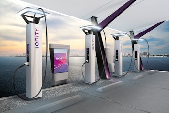 Ionity's concept design for its future chargers.