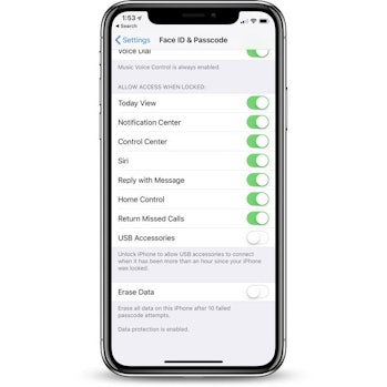apple ios usb restricted mode security