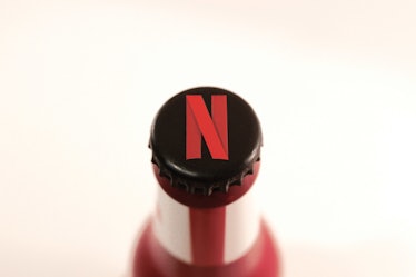 Even the bottle caps were given a Netflix logo.
