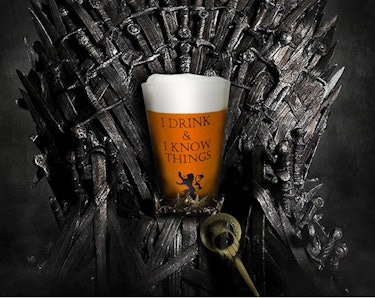 game of thrones beer glass