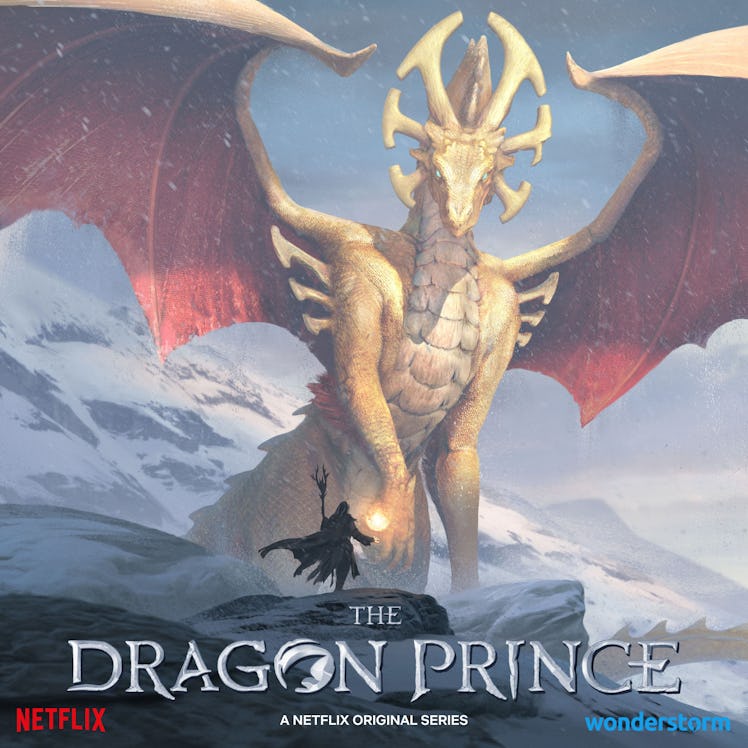 An artists rendering of the 'Dragon Prince' Season 3 scene shown at Comic-Con.
