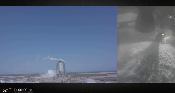 SpaceX's paused Starhopper test.