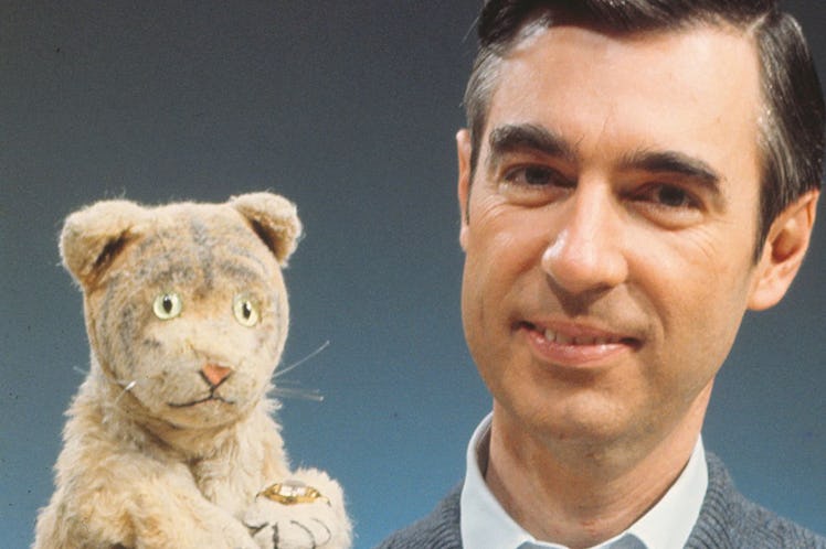 Daniel Tiger and Mister Rogers.