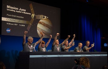 Juno Team July 4 Jupiter