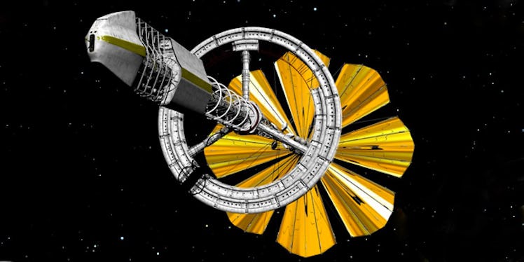 A concept of a solar-sailing starship capable of travelling interstellar distances to other stars