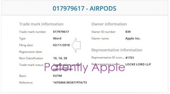 apple airpods patent 