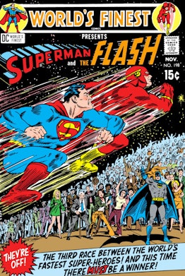 Justice League The Flash Superman Race