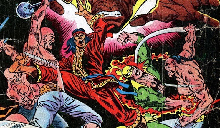Shang-Chi early version in comics