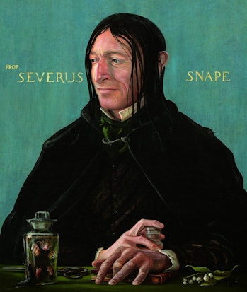 Severus Snape in the new 'Harry Potter and the Prisoner of Azkaban' Illustrated Edition