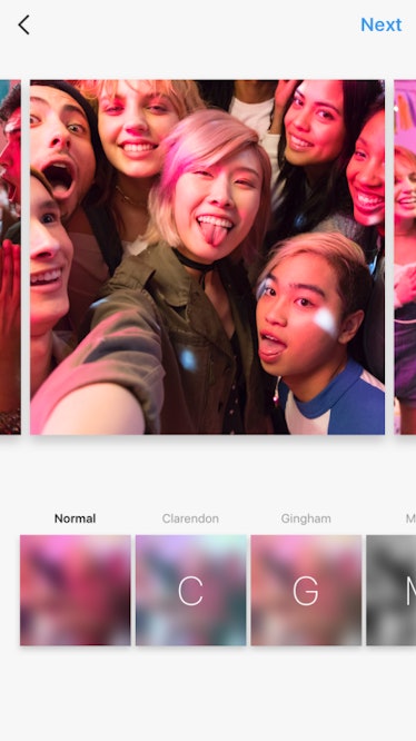 Instagram's new slideshow feature allows users to post 10 pictures at a time.