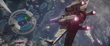 The Shield Gate in the climactic battle in 'Rogue One'