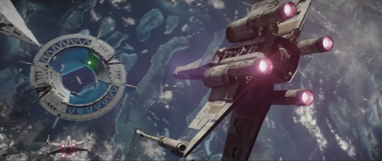 The Shield Gate in the climactic battle in 'Rogue One'