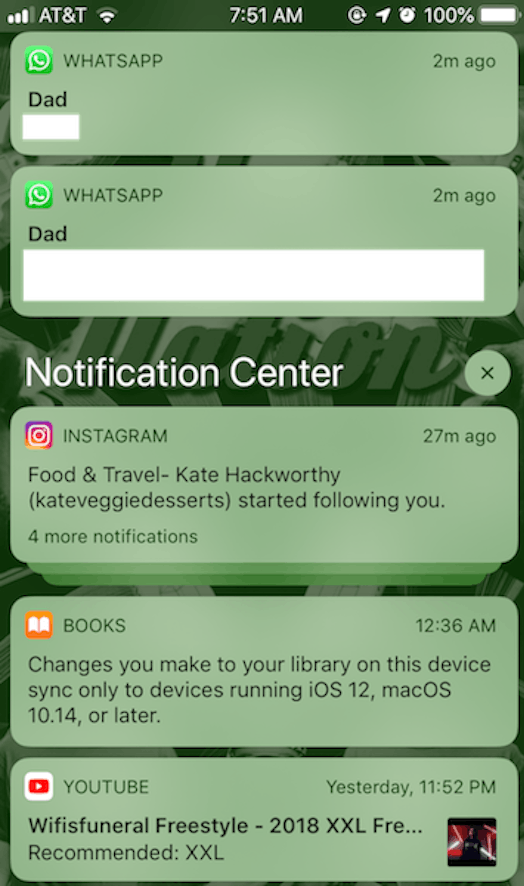 ios 12 group notification glitch