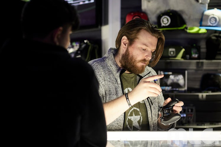 Scuf's booth at CWL Dallas lets competitors and fans alike purchase controllers or other gear.