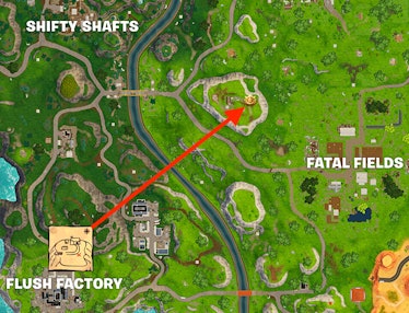 'Fortnite' Week 3 Flush Factory Treasure Map Location