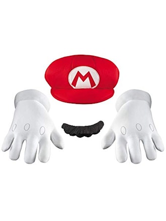 Disguise Men's Nintendo Super Mario Bros. Mario Adult Costume Accessory Kit