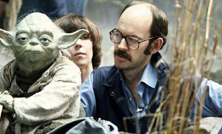 Frank Oz on the set of 'The Empire Strikes Back'