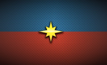 The Captain Marvel logo