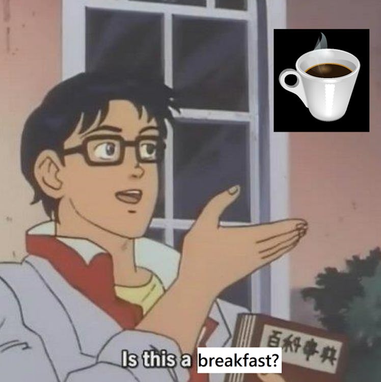 coffee pigeon meme