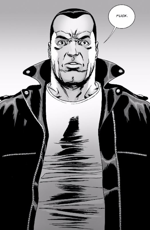Negan takes a beat after Rick asks him to collaborate