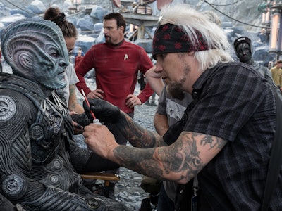 Idris Elba's Krall getting turned into a monster in 'Star Trek Beyond' behind the scenes